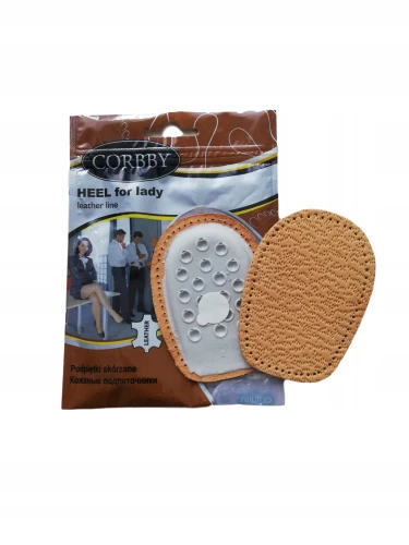 Podpiętki lateksowo-skórzane HEEL 1cm