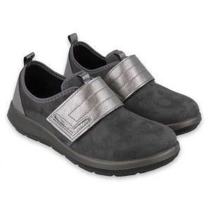 Półbuty damskie profilaktyczno-ortopedyczne szare