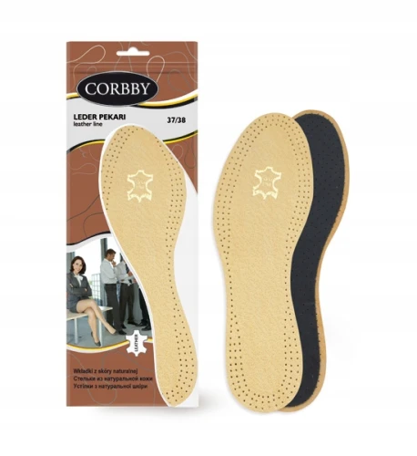 Wkładki skórzane antybakteryjne LEDER PEKARI