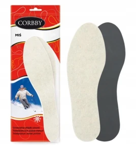 Zimowe wkładki do butów z wełną robocze